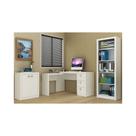 Ambiente para Home Office 03 Peças Branco - Tecno Mobili