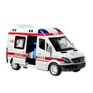 Ambulância de brinquedo para crianças de 120 ml grande com portas e luzes que podem ser abertas