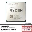 AMD usado Ryzen 5 3600 R5 3600 3,6 GHz GAMING Zen 2 7NM 65W L3 = 32M 100-000000031 Soquete AM4