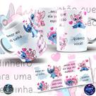 Ame em Outro Planeta Caneca Stitch Dia dos Namorados