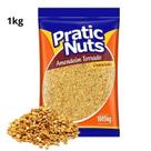 Amendoim granulado torrado sem sal xerem pratic nuts 1kg