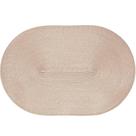 Americano Requinte Liso Para Mesa Oval 30x45cm Palha Americano Requinte Liso Para Mesa Oval 30x45cm Palha