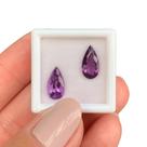 Ametista Gota Par 3,47ct Ametista Gota Par 3,47ct