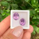 Ametista Oval Par 6,66ct Ametista Oval Par 6,66ct