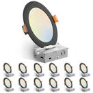 Amico Luz Empotrada LED Negra de 6" 12W Regulable 5 CCT ETL