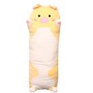 Amigos longos de algodão bonito boneca de porco 3d brinquedo de pelúcia macio travesseiro de dormir recheado