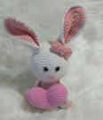 Amigurumi Coelhinho Coração