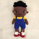 Amigurumi de Boneco de Crochê - 22 cm Amigurumi de Boneco de Crochê - 22 cm