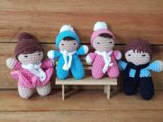 Amigurumi famiília