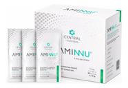 Aminnu Sem Xilitol - Central Nutrition - 10g Exclusivo 33 Sachês Sabor Limão