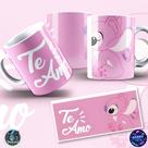 Amor sem Limites Caneca Personalizada do Stitch
