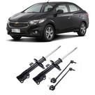 Amortecedor + Bieleta Chevrolet Prisma Dianteira 2013 Até 2016 O Par