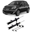 Amortecedor + Bieleta Nissan March Dianteira 2011 Até 2020 O Par