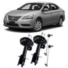 Amortecedor + Bieleta Nissan Sentra Dianteira 2014 Até 2020 O Par Amortecedor + Bieleta Nissan Sentra Dianteira 2014 Até 2020 O Par