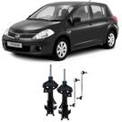 Amortecedor + Bieleta Nissan Tiida Dianteira 2007 Até 2013 O Par