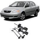 Amortecedor + Bieleta Toyota Corolla Dianteira 2003 Até 2008 O Par