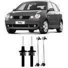 Amortecedor + Bieleta Volkswagen Polo Dianteira 2003 Até 2014 O Par Amortecedor + Bieleta Volkswagen Polo Dianteira 2003 Até 2014 O Par