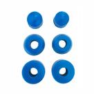 Amortecedor De Skate Kit Completo 6 Peças Dureza 95A Azul Cor:AzulTamanho:ÚnicoGênero:Homem Amortecedor De Skate Kit Completo 6 Peças Dureza 95A Azul Cor:AzulTamanho:ÚnicoGênero:Homem