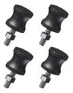 Amortecedor De Vibracao Tipo Coxim N1 Mf M8 Kit Com 4