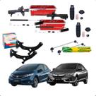 Amortecedor Diant Fit 2009 até 2014+Kit Suspensão+Bieleta