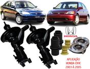 Amortecedor Dianteiro Honda Civic 2003 á 2005 + Kit Completo SR