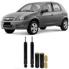 Amortecedor + Kit Batente Chevrolet Celta Traseiro 2001 Até 2016 O Par Amortecedor + Kit Batente Chevrolet Celta Traseiro 2001 Até 2016 O Par