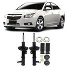 Amortecedor + Kit Batente Chevrolet Cruze Dianteiro 2011 Até 2017 O Par