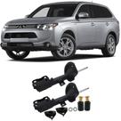 Amortecedor + Kit Batente Mitsubishi Outlander Dianteira 2007 Até 2013 O Par