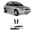Amortecedor + Kit Batente Traseiro Corsa 1994 Até 2002 1,0 1,4 1,6 1,8 8V,16V - Sedan