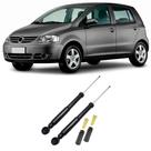 Amortecedor + Kit Batente Vw Fox Traseiro 2003 Até 2019 O Par