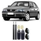 Amortecedor + Kit Batente Vw Gol G3 Dianteiro 1999 Até 2005 O Par
