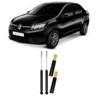 Amortecedor Renault Logan + Kit Batente Traseiro 2014 Até 2020 O Par
