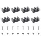 Amortecedores de porta de chuveiro INCREWAY para portas de vidro de 10 mm de espessura x8
