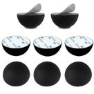 Amortecedores hemisféricos de silicone, pés de isolamento, 1,25 cm, pacote com 8