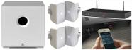 Amplificador AAT AC-1 G2 + 4 Caixas JBL C-SA6 Branco + Sub