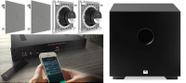 Amplificador AAT AUDIOCAST AC-1 G2 + 4 Cxs 6CO3Q + Sub Preto