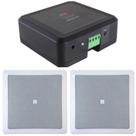Amplificador AAT BTA-1 BT + 2 Caixas Gesso JBL 6CO1Q