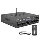 Amplificador Áudio Receiver Bluetooth Som Ambiente Karaokê