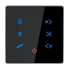 Amplificador Bluetooth De Parede Para Som Ambiente 4 Canais Bivolt Touch Screen Rádio Fm Usb Ideal Para Casas Lojas Escritórios Restaurantes Academia