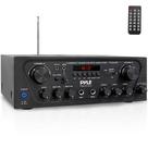 Amplificador de áudio doméstico de karaokê Pyle de 2 canais com Bluetooth
