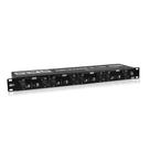 Amplificador De Fone de Ouvido AF8X 8 Canais XLR Mono / Estéreo Preto Santo Angelo