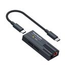Amplificador de fone de ouvido USB C DAC Fosi Audio DS1 DSD512 ES9038Q2M