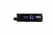 Amplificador de Fone Portátil MIU Audio MIUAMP1 Profissional Baixo Ruído Entrada XLR Balanceada Saída P10 Estéreo Monitor de Palco Músico