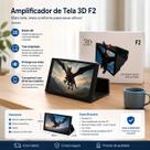 Amplificador de Imagem Tela do Celular Lupa 3D 8 Polegadas