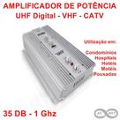 Amplificador de Potência 35 DB UHF-VHF-CATV Proeletronic