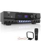 Amplificador de potência de áudio doméstico Pyle PT260A 200W Receptor estéreo