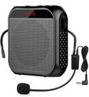 Amplificador de voz portátil Dunudun S17 Recarregável Preto
