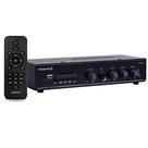 Amplificador Estereo Frahm Slim 1000 G5 Som Ambiente Bluetooth Usb Fm Aux MicroSD 40W RMS Bivolt