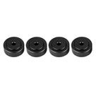 Amplificador Feet Wendry Aluminium Aluminium Alloy Anti Vibration 4 unidades pretas