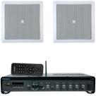 Amplificador Frahm Slim 3700 Optical + 2 Cx Som Arandela Jbl